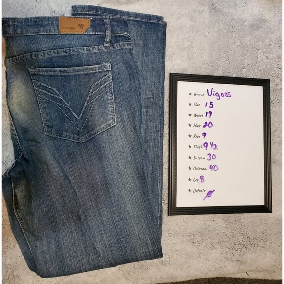 Vigoss women's size 15 jeans 36" waist VGC - Picture 1 of 5
